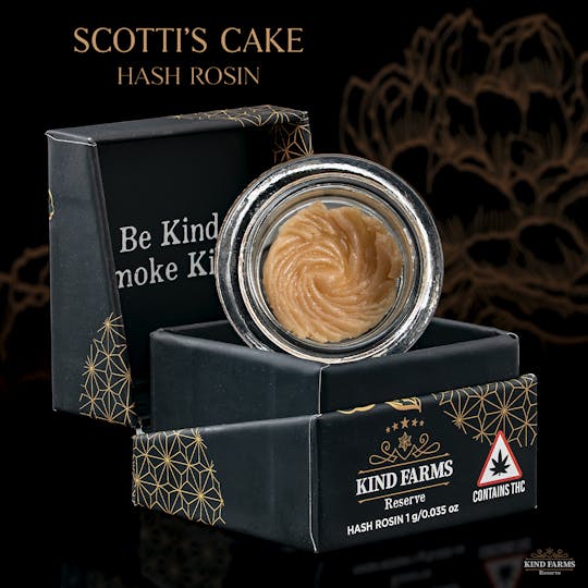 Kind Farms Reserve - Scotti's Cake Live Hash Rosin - Kind Farms Reserve - 1