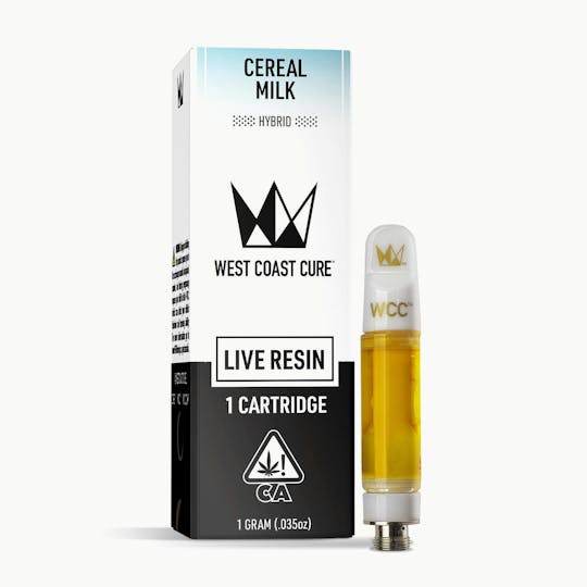 West Coast Cure - Cereal Milk Live Resin Cartridge - 1g - 1