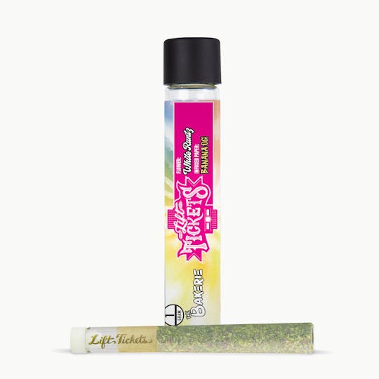 Lift Tickets - Infused Glass Tip Pre-roll: White Runtz x Banana OG 1g Joint - 1