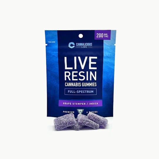 Cannalicious Labs - Grape Stomper - Live Resin Gummies - 1