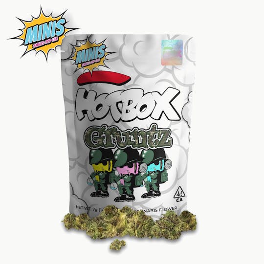 HOTBOX™ - HOTBOX | Gruntz Indica Minis (7g or 1/4 oz) Indoor Flower - 1