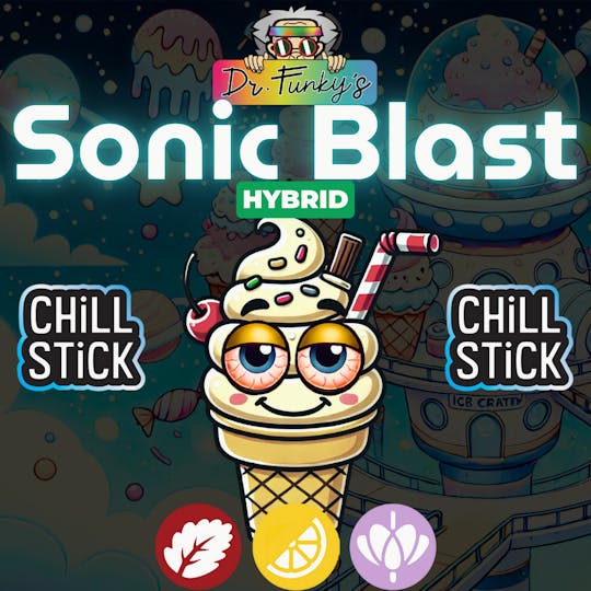 American Cannabis Company - Dr. Funky's Chill Stick Sonic Blast 0.6g (Hybrid) - 1