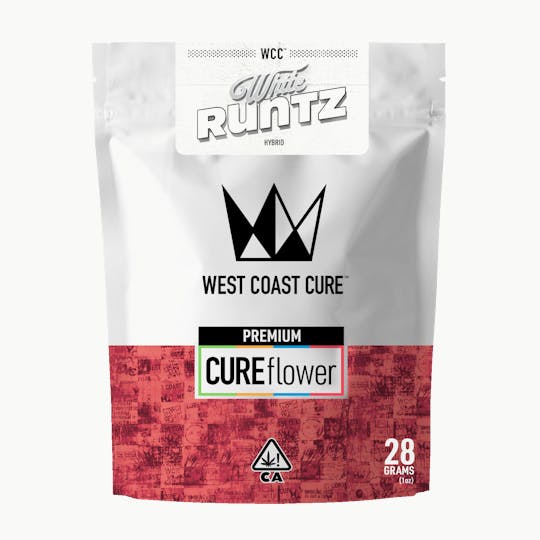 West Coast Cure - White Runtz - 28G Premium Flower - 1