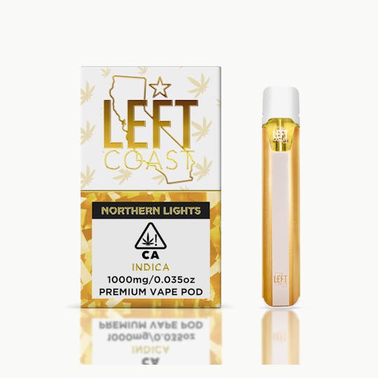 LEFT COAST - Northern lights- Premium 1G THC Pod - 1