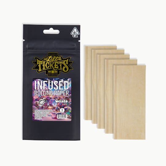 Lift Tickets - Gelato Live Resin Infused Rolling Paper - 5 pack - 1