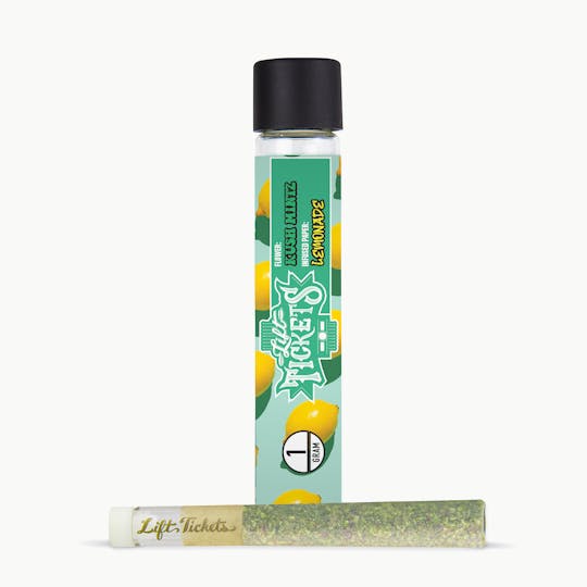 Lift Tickets - Infused Glass Tip Pre-Roll: Kush Mintz x Lemonade 1g Joint - 1