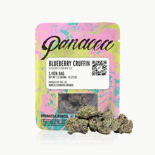 Panacea - Blueberry Cruffin | Indoor Flower Bags | 3.5g - 1