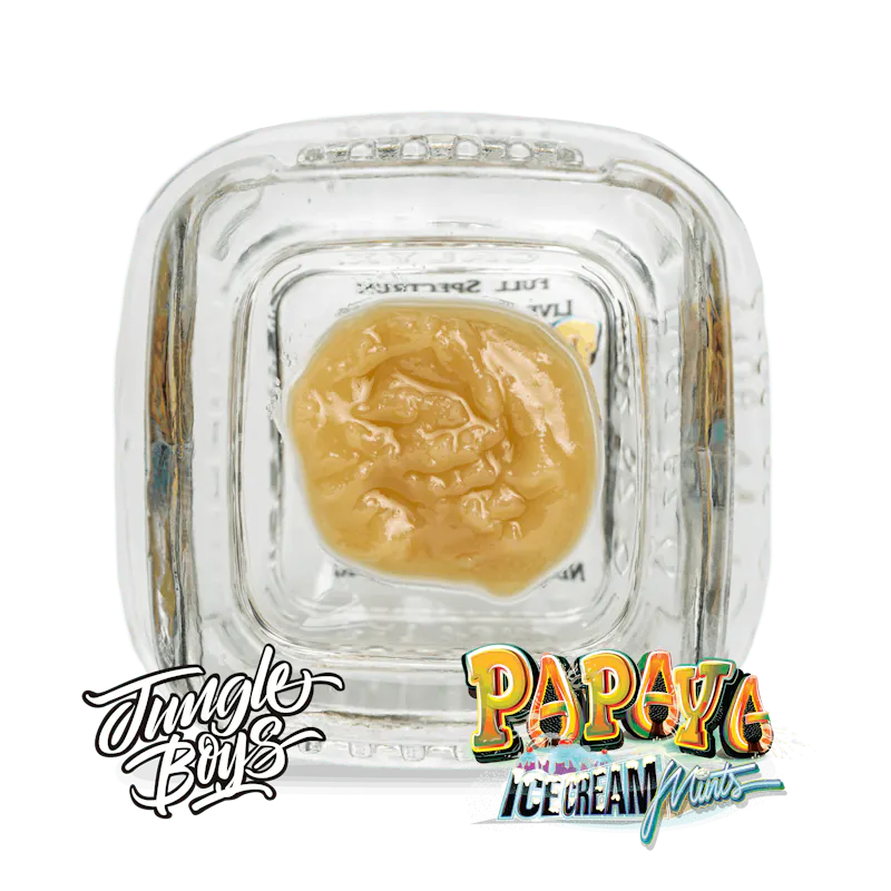 Jungle Boys Papaya Ice Cream Mints - 1g Full Spectrum Live Rosin Batter concentrate