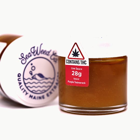 SeaWeed Co. - SWC - Baller Jar - Purple Trainwreck Live Sauce 28g - 1