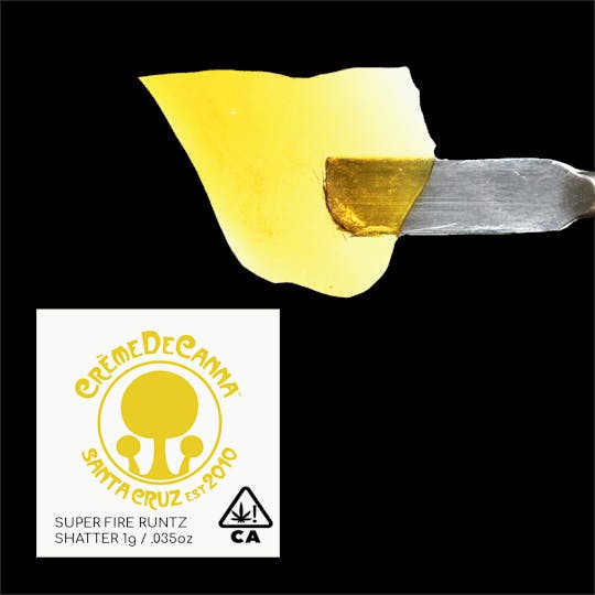 Crème De Canna - Super Fire Runtz Shatter 1g - 1