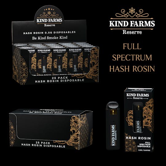 Kind Farms Reserve - Gary Payton x Jealousy .5g Live Rosin Disposable Vape - Kind Farms Reserve - 1