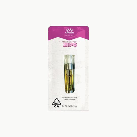 Crown Genetics - Zips By Crown XXX OG Vape Cartridge - 1
