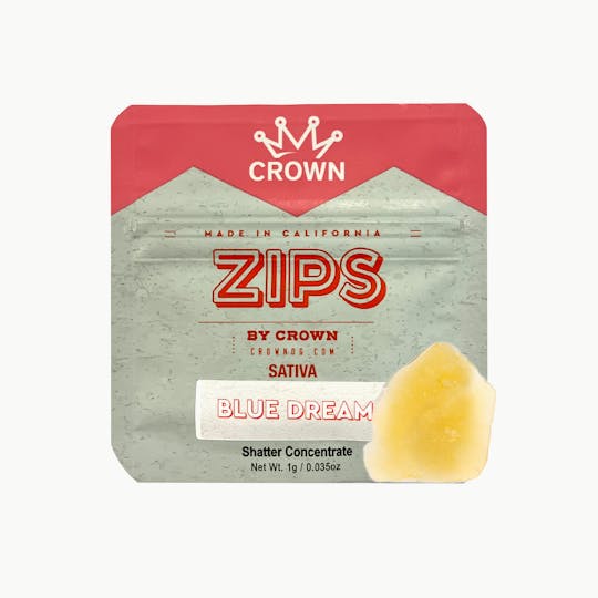 Crown Genetics - Zips by Crown Blue Dream Shatter 1G - 1