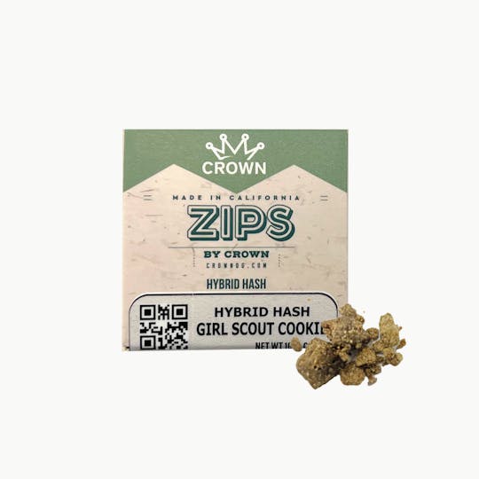 Crown Genetics - Zips by Crown Girl Scout Cookie Hash 1G - 1