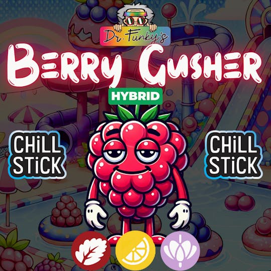 American Cannabis Company - Dr. Funky's Chill Stick Berry Gusher CBD&THC 0.6g (Hybrid) - 1