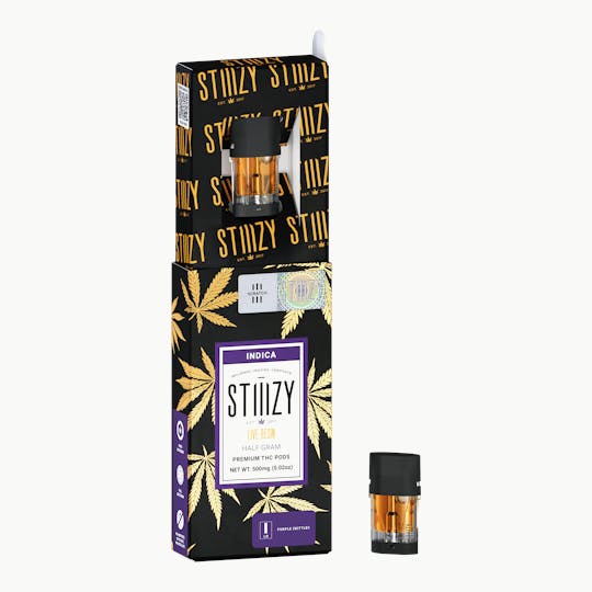 STIIIZY - Vape Cartridge - PURPLE Z .5G Live Resin Pod - STIIIZY - 1