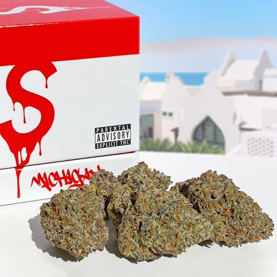 Saucey Michigan - Brooklyn Kush Cake 3.5g Pre Packed Eighth - 1