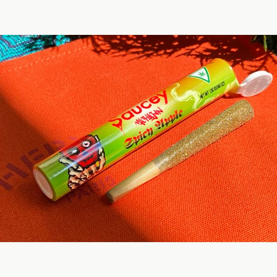 Saucey Michigan - Spicey Apple 1.3g Infused Pre Roll - 1