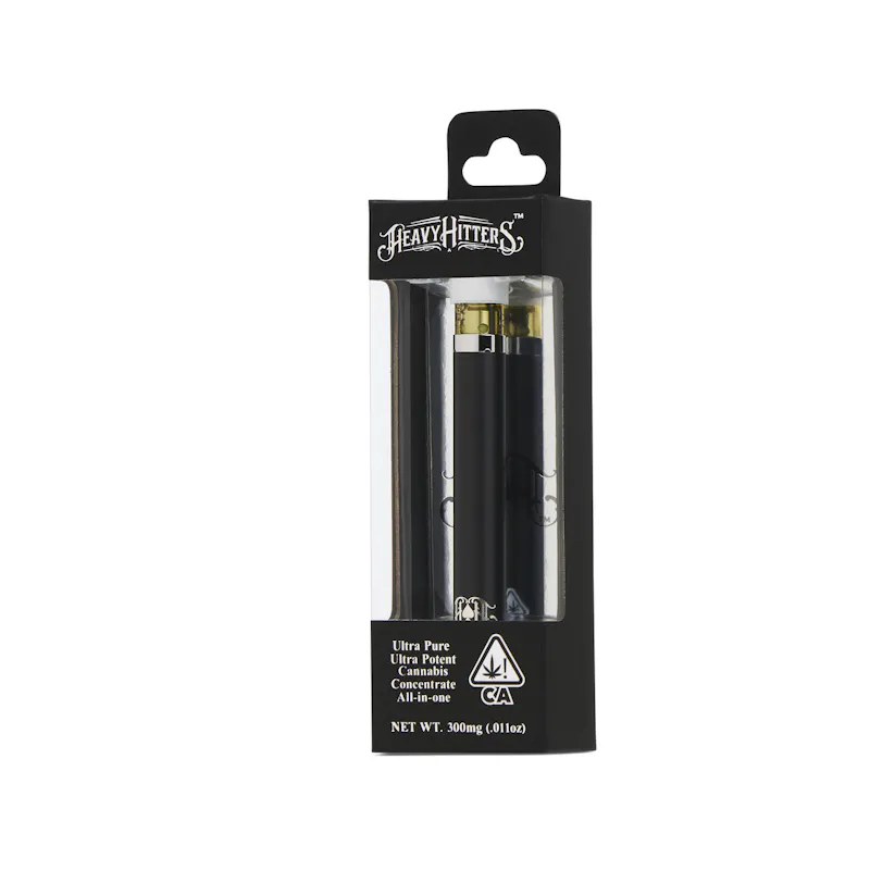 Heavy Hitters Cloudberry Indica - Ultra Extract High Potency Oil - 0.3G All-In-One Vape disposable