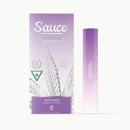 Sauce. - Sauce Reserve - White Runtz - 1G Live Resin AIO (MI) - 1