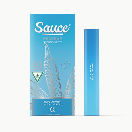 Sauce. - Sauce Reserve - Blue Cookies - 1G Live Resin AIO (MI) - 1