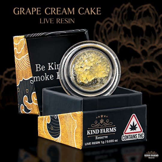 Kind Farms Reserve - Grape Cream Cake Live Resin - Kind Farms Reserve - 1
