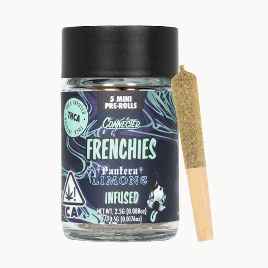 Connected Cannabis Co. - Frenchies - Pantera Limone - 5 Pack Infused Prerolls - 1