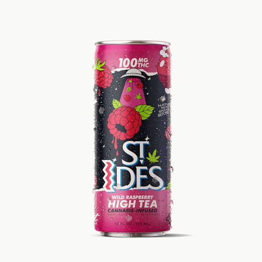 ST IDES - WILD RASPBERRY | 12OZ HIGH TEA 100MG - 1