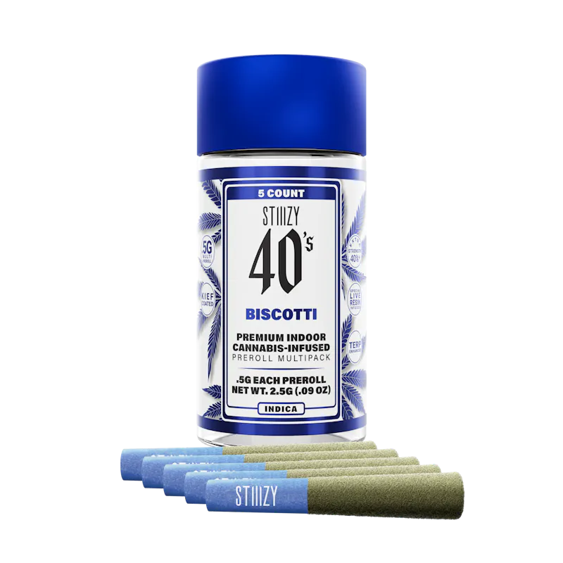 Stiiizy Biscotti Infused Mini Pre Roll 5pk pre-roll