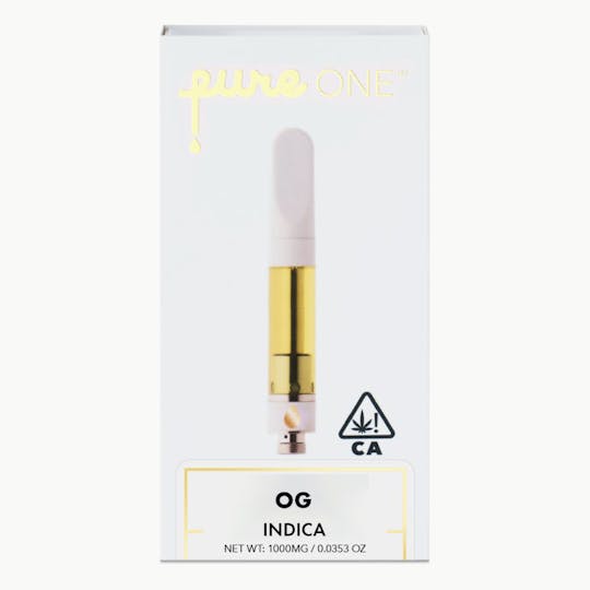 Pure Vape - Pure Cannabis Extract 1g Cartridge - OG - Indica - 1