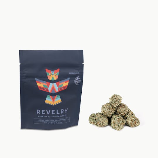 Revelry Herb Co - Super Jack - Sativa - Eighth (3.5) - 1
