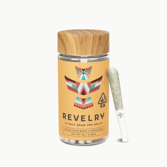 Revelry Herb Co - Biscotti Sherb - Indica - Pre Roll 14pk (7g) - 1