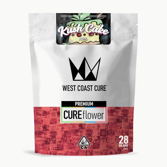 West Coast Cure - Kush Cake - 28G Premium Flower - 1