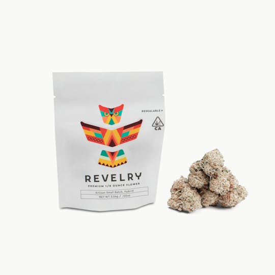 Revelry Herb Co - Cookie Dough - Hybrid - Eighth (3.5g) - 1