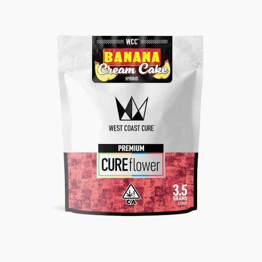 West Coast Cure - Banana Cream Cake - 3.5G Premium Flower - 1
