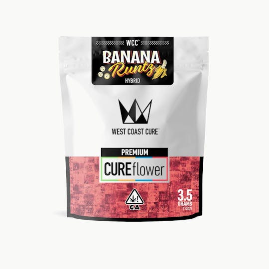 West Coast Cure - Banana Runtz - 3.5G Premium Flower - 1