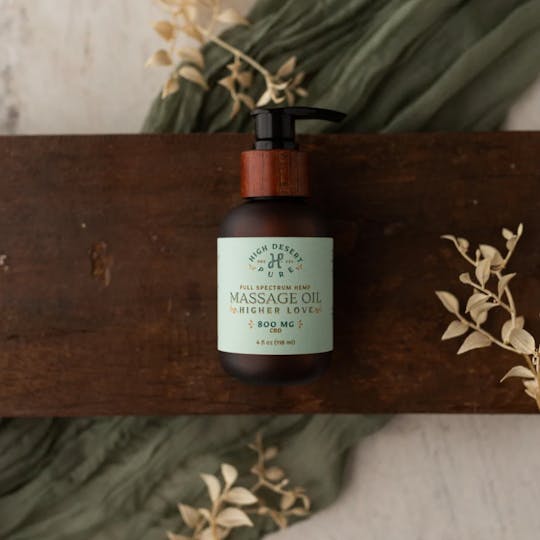 High Desert Pure - CBD Massage Oil (800 mg) - 1