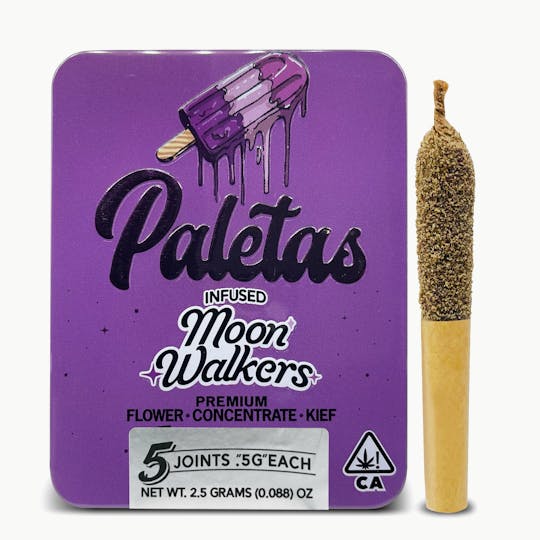 Paletas - Paletas: Dosi Punch- Moon walkers Infused Pre-Rolls 5-Pack (2.5g) - 1