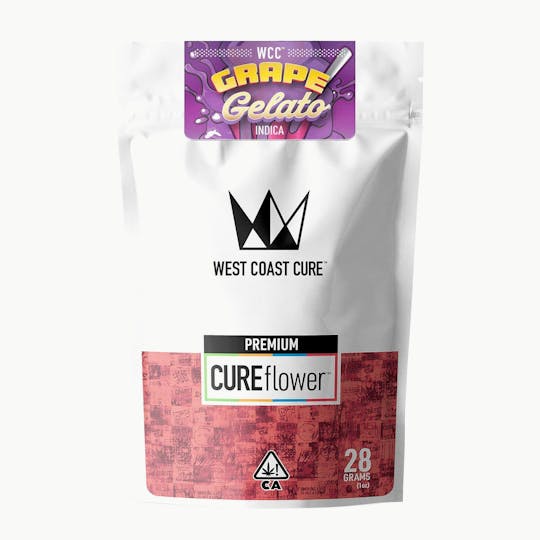 West Coast Cure - Grape Gelato - 28G Premium Flower - 1