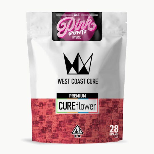West Coast Cure - Pink Runtz - 28G Premium Flower - 1