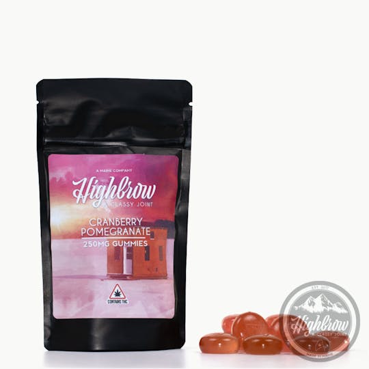 Highbrow - Highbrow Cranberry Pomegranate Gummies 250mg - 1