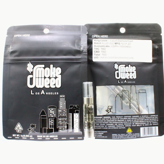 Smoke Weed LA - SWLA - Liquid Diamond King Louie 1G Cart - 1