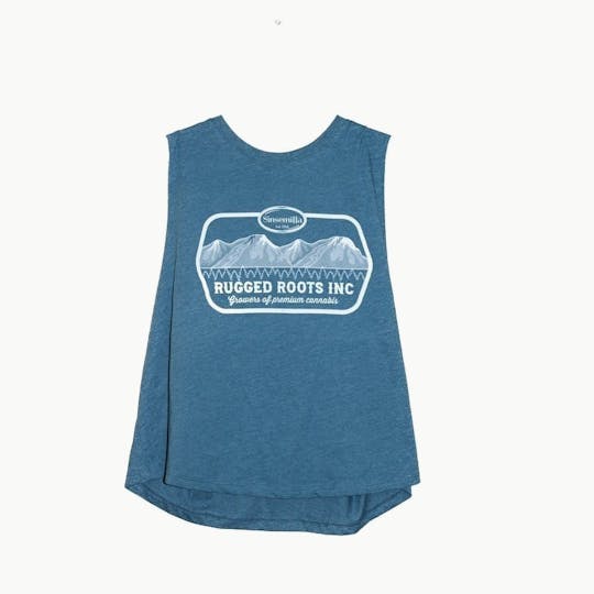 Rugged Roots - Rugged Roots - Faded Blue Crop Top (Medium) - 1