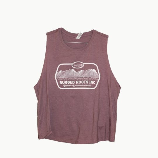 Rugged Roots - Rugged Roots - Faded Pinky Purple Crop Top (Medium) - 1