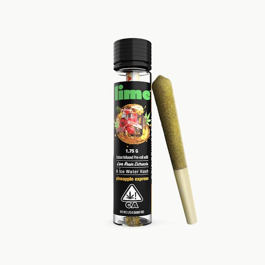Lime - 1.75g (Sativa Infused Pre Roll) | Pineapple Express - 1
