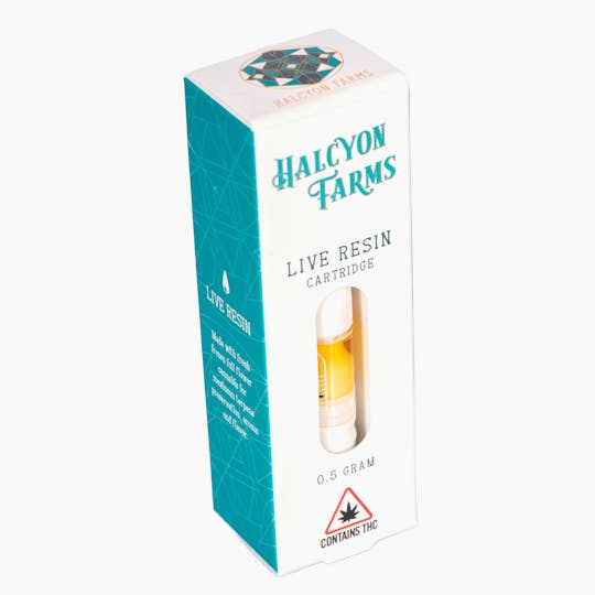 Halcyon Farms - 1/2 g Lilac Diesel Live Resin Cartridge - 1