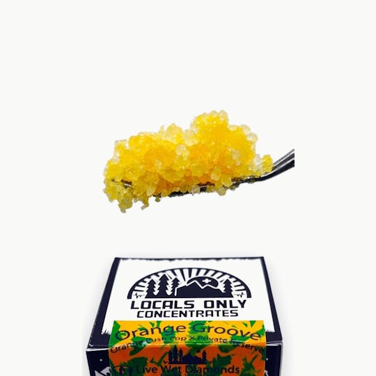 Locals Only Concentrates - Orange Groove Live Wet Diamonds - 1