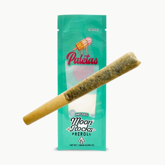 Paletas - Paletas: Sour Apple- Moonrock Infused Joint (1g) - 1