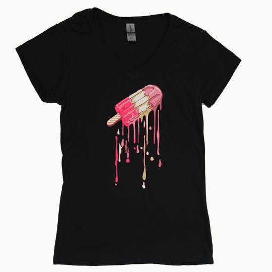 Paletas - Paletas: Black- Women's V-Neck T-Shirt - 1