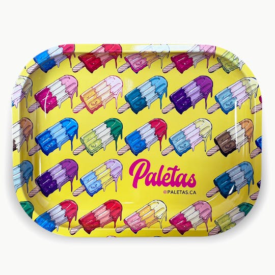 Paletas - Paletas: Yellow Popsicle Rolling Tray - 1